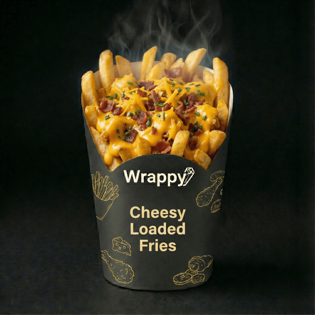 Cheesy loaded fries